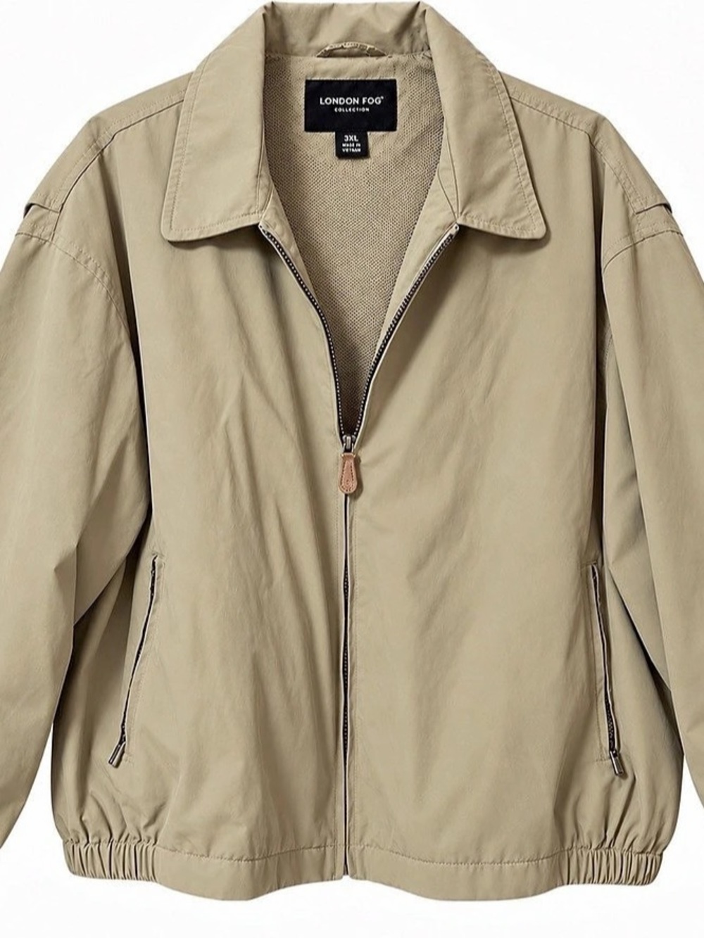 London Fog Collection jacket Beige Lightweight Jacket Size 3XL